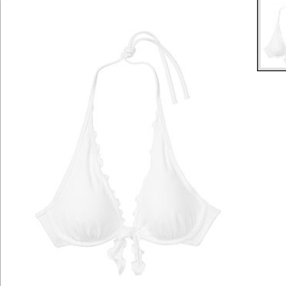 Victoria’s Secret ruffle halter bikini top